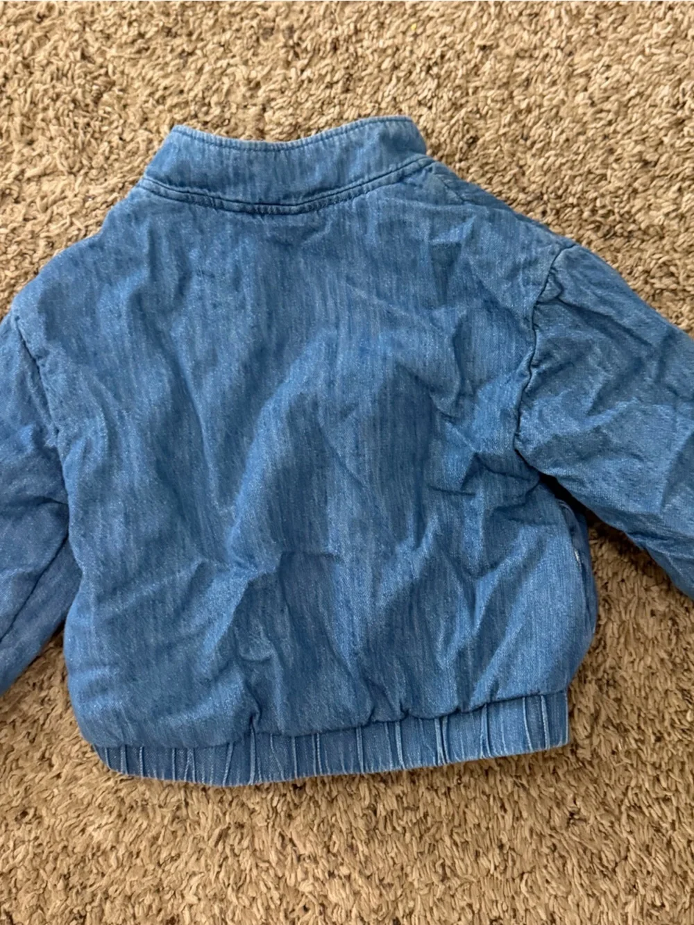 Old Navy Blue Butterfly Zip Jacket